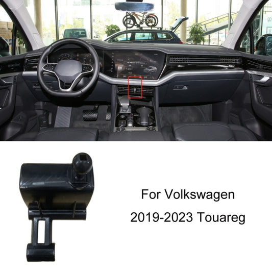 For Volkswagen Car Air Outlet Modified Mobile Phone Holder Base, Model: 19-23 Touareg by buy2fix