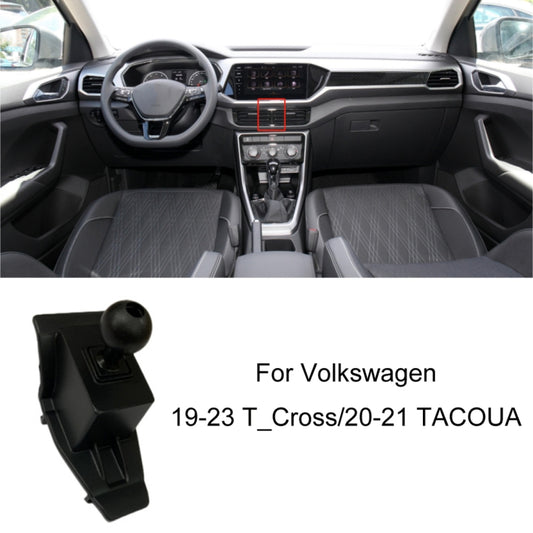For Volkswagen Car Air Outlet Modified Mobile Phone Holder Base, Model: 19-23 T_Cross/20-21 TACOUA by buy2fix