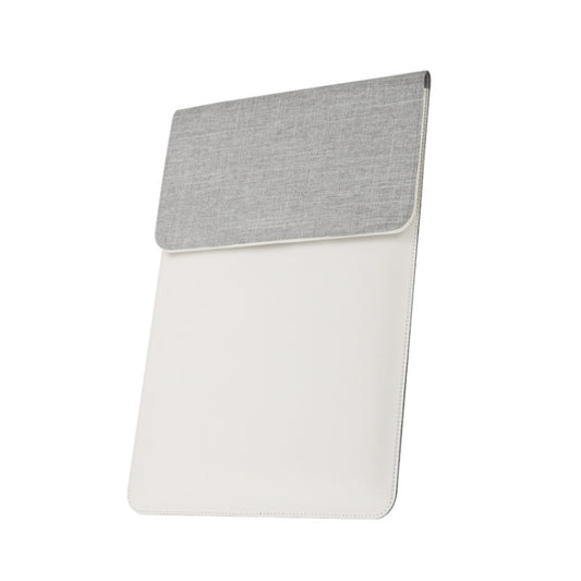 5 In 1 Laptop Sleeve With Wireless Charging Mouse Pad Desk Mat For 12-14 Inch Laptops(Beige) by buy2fix