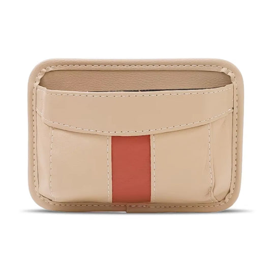 Multifunctional Car-Mounted Adhesive Mesh Bag For Storage Hanging Bags(Beige) by buy2fix