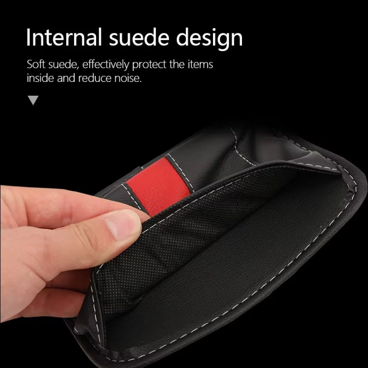 Multifunctional Car-Mounted Adhesive Mesh Bag For Storage Hanging Bags(Black) by buy2fix