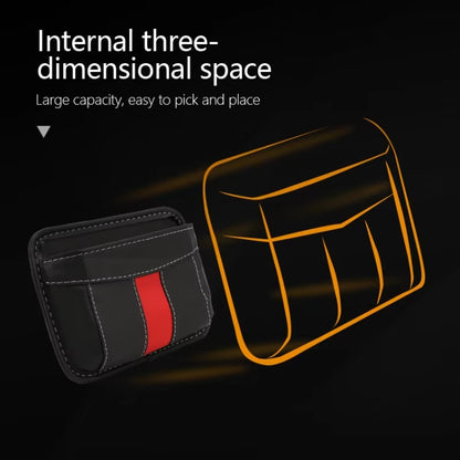 Multifunctional Car-Mounted Adhesive Mesh Bag For Storage Hanging Bags(Red) by buy2fix