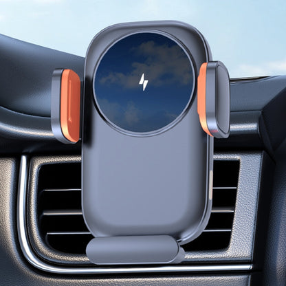 Car Wireless Charging Outlet Navigation Mobile Phone Holder(Single Hook Type) by buy2fix