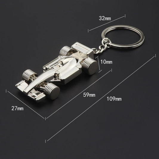 F1 Racing Car Keychain Portable Bag Decoration Pendant, Style: X-035 Hollow by buy2fix