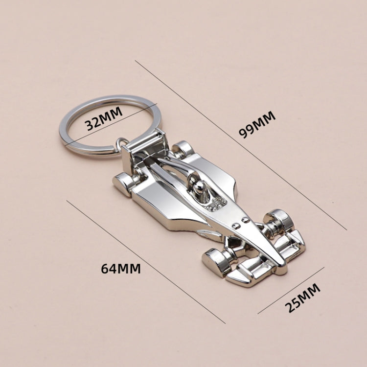 F1 Racing Car Keychain Portable Bag Decoration Pendant, Style: X-034 Half Wheel Solid by buy2fix