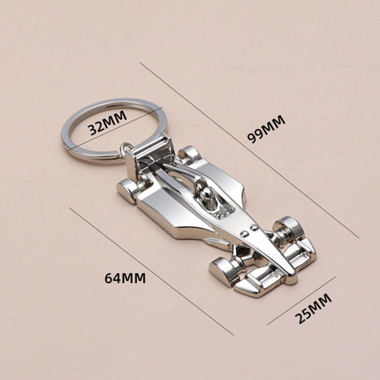 F1 Racing Car Keychain Portable Bag Decoration Pendant, Style: X-034 Half Wheel Solid by buy2fix