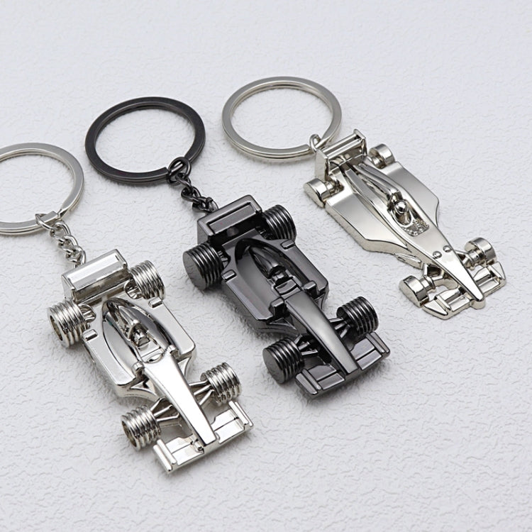 F1 Racing Car Keychain Portable Bag Decoration Pendant, Style: X-035 Hollow Black by buy2fix