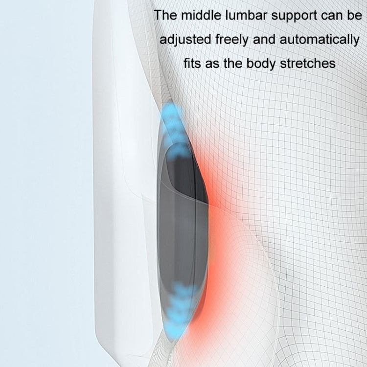 Multifunctional Car Memory Foam Adjustable Lumbar Support, Color: Classic Dark Blue by buy2fix