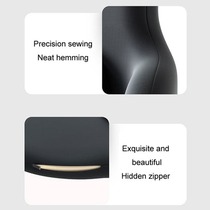 Multifunctional Car Memory Foam Adjustable Lumbar Support, Color: Classic Dark Blue by buy2fix