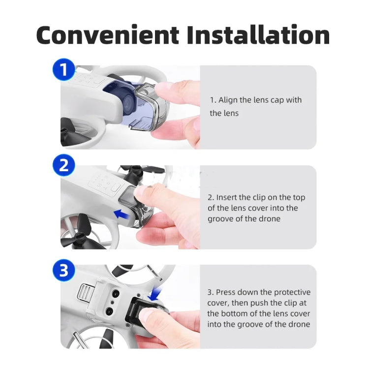 For DJI Neo Lens Protection Cover Gimbal Camera Dustproof Lens Cap by buy2fix