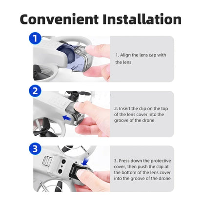 For DJI Neo Lens Protection Cover Gimbal Camera Dustproof Lens Cap by buy2fix