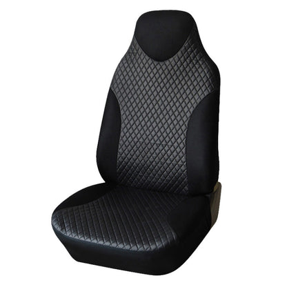 Car Leather Stitching One-piece Front Seat Cover(132x56cm) by buy2fix