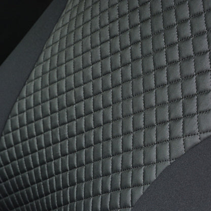 Car Leather Stitching One-piece Front Seat Cover(132x56cm) by buy2fix