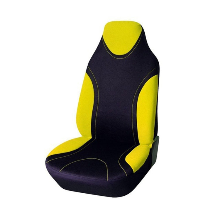 Car All Seasons Universal All-Inclusive One-Piece Seat Cover, Size: Single Seat(Yellow) by buy2fix
