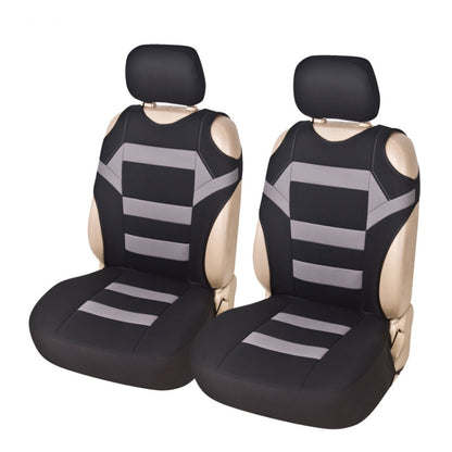 Car Vest Style Double Front Seat Interior Seat Cover(Gray) by buy2fix