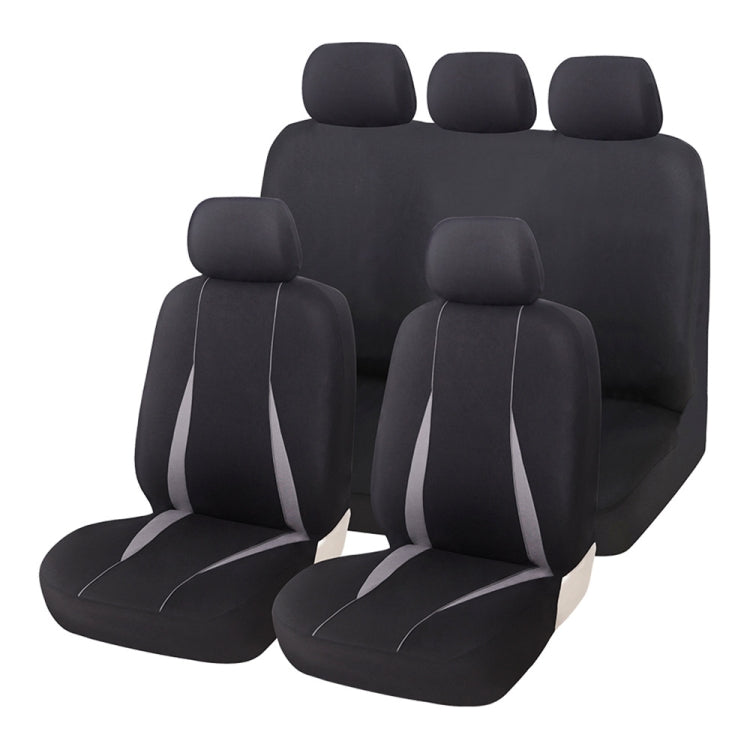 Cars All Seasons Universal All-Inclusive Fabric Seat Cover(33055 Gray) by buy2fix