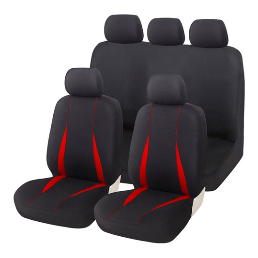 Cars All Seasons Universal All-Inclusive Fabric Seat Cover(33055 Red) by buy2fix