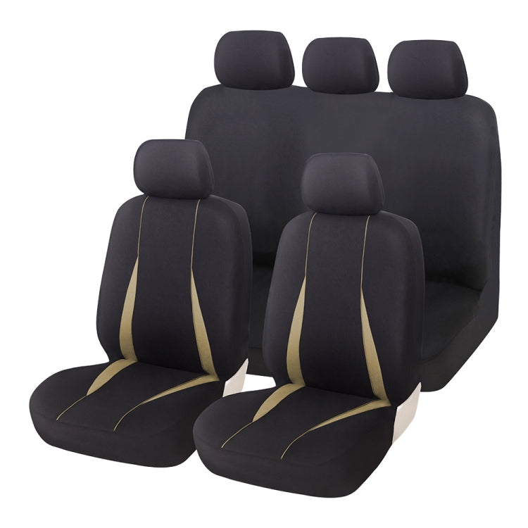 Cars All Seasons Universal All-Inclusive Fabric Seat Cover(33055 Beige) by buy2fix