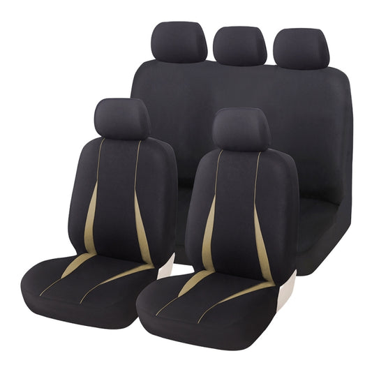 Cars All Seasons Universal All-Inclusive Fabric Seat Cover(33055 Beige) by buy2fix