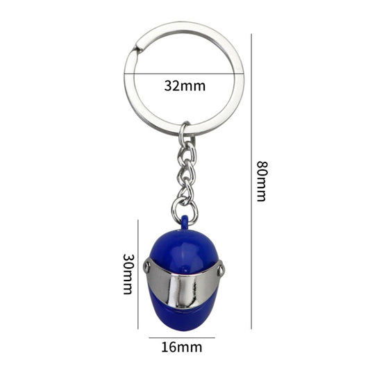 Simulation Cool Motorcycle Keychain Metal Decoration Pendant, Style: X-224 Blue by buy2fix