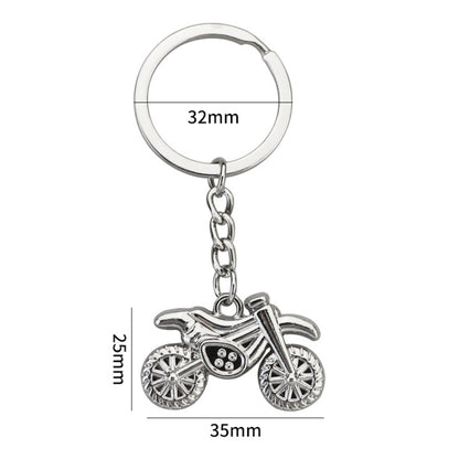 Simulation Cool Motorcycle Keychain Metal Decoration Pendant, Style: X-034 by buy2fix