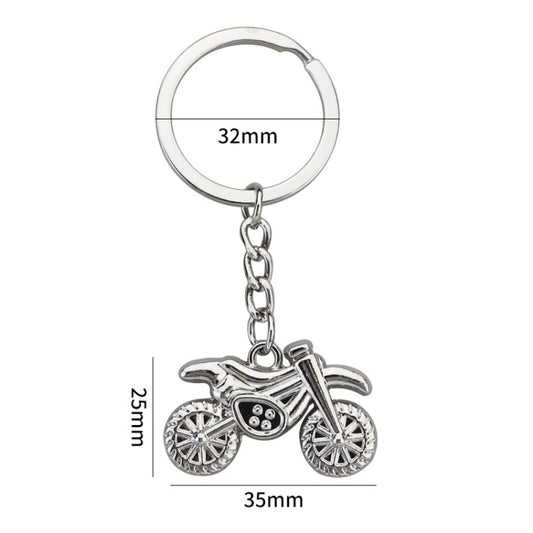Simulation Cool Motorcycle Keychain Metal Decoration Pendant, Style: X-034 by buy2fix