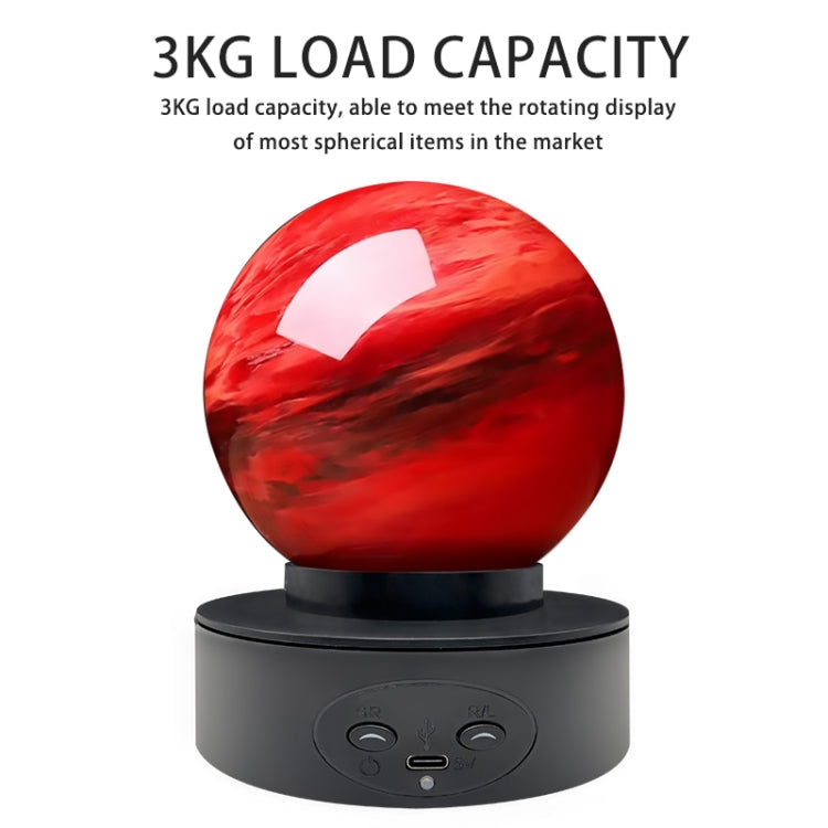 Intelligent Electric Roundabout 360 Degree Rotating Disc Table Live Shooting Video Props(Black) -  by buy2fix | Online Shopping UK | buy2fix