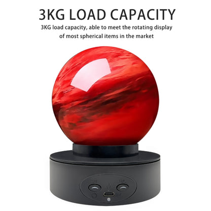 Intelligent Electric Roundabout 360 Degree Rotating Disc Table Live Shooting Video Props(Black) -  by buy2fix | Online Shopping UK | buy2fix