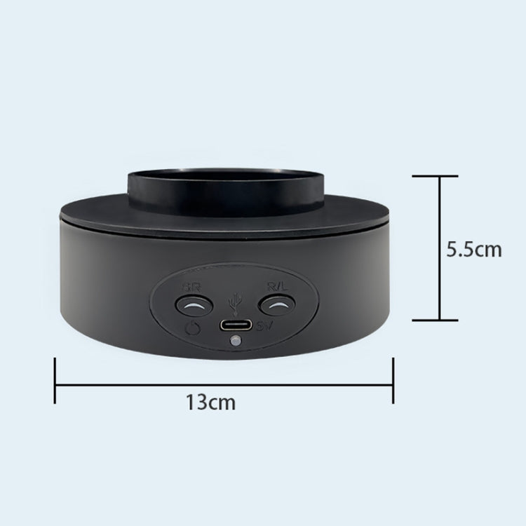 Intelligent Electric Roundabout 360 Degree Rotating Disc Table Live Shooting Video Props(Black) -  by buy2fix | Online Shopping UK | buy2fix