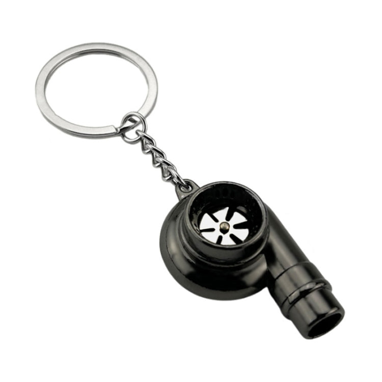 Car Tuning Accessories Turbo Keychain Decorative Pendant, Style: Large Black by buy2fix