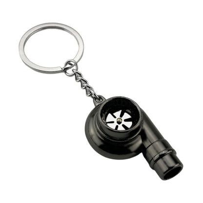 Car Tuning Accessories Turbo Keychain Decorative Pendant, Style: Large Black by buy2fix