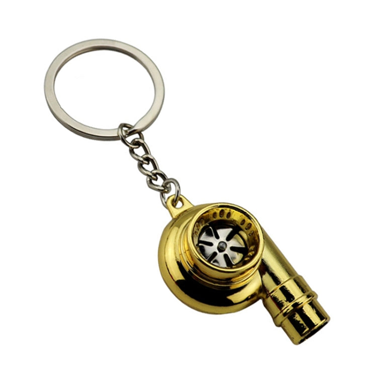 Car Tuning Accessories Turbo Keychain Decorative Pendant, Style: Large Gold by buy2fix