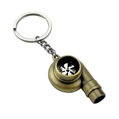 Car Tuning Accessories Turbo Keychain Decorative Pendant, Style: Large Bronze by buy2fix
