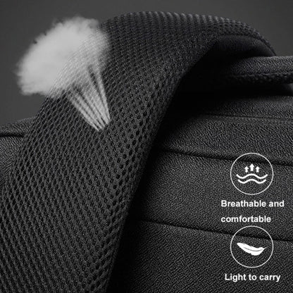 Large-capacity Travel Business Waterproof Laptop Backpack(Purple Red) by buy2fix