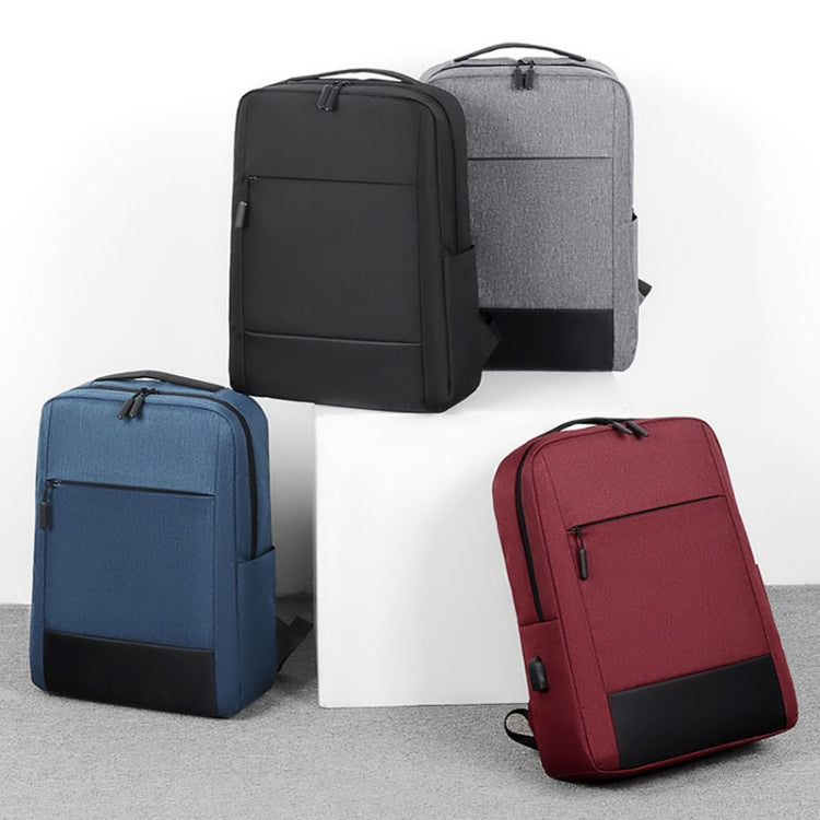 Large-capacity Travel Business Waterproof Laptop Backpack(Blue) by buy2fix