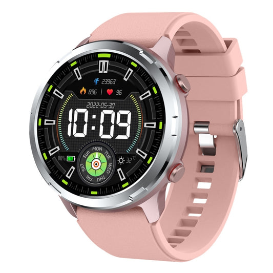 Outdoor GPS Sport Watch 1.32inch HD Round Screen Multi Sport Mode Smartwatch(Pink) by buy2fix