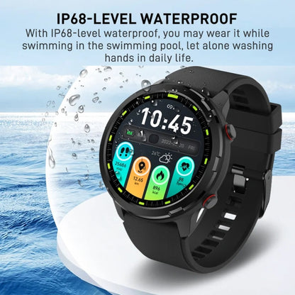 Outdoor GPS Sport Watch 1.32inch HD Round Screen Multi Sport Mode Smartwatch(Silver) by buy2fix