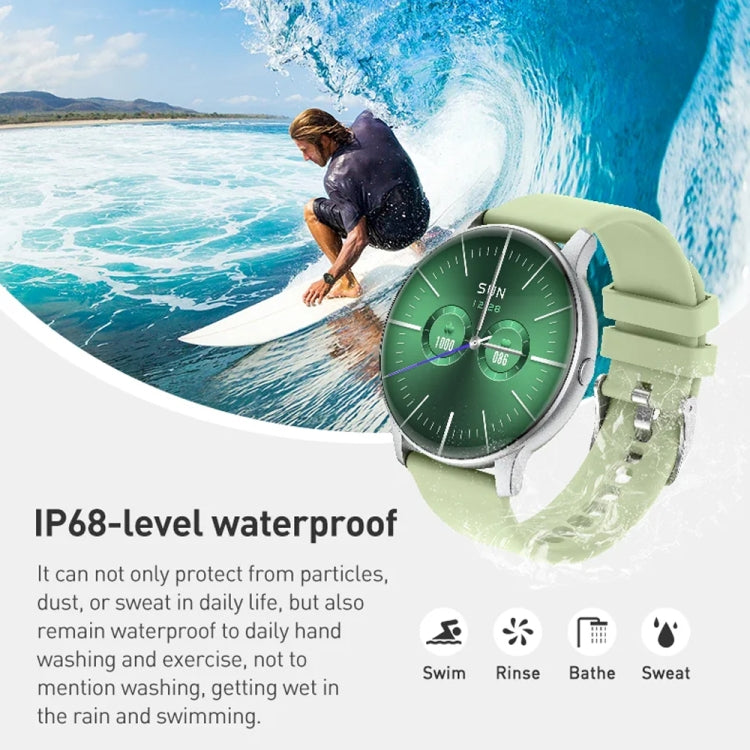 Bluetooth Talk Smartwatch Multi-Function Monitor Heart Rate / Blood Pressure / Blood Oxygen / Sleep(Blue) by buy2fix