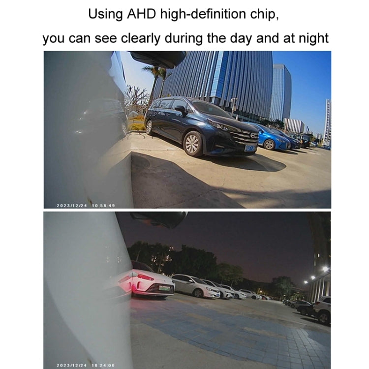 5 Inch AHD Video Monitor Car Reversing High-Definition Camera, Specification: Folding Screen Video Recording + Side Mounting by buy2fix