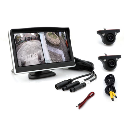 5 Inch Carplay Portable Surveillance Video Car Display, Specification: With Two-way Camera by buy2fix