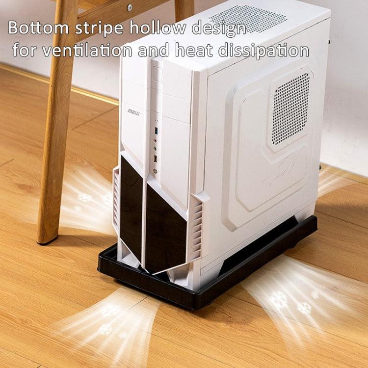 Computer Host Bracket Desktop Chassis Mobile Tray Base Heightening Rack with Pulley, Spec: Universal Wheel by buy2fix