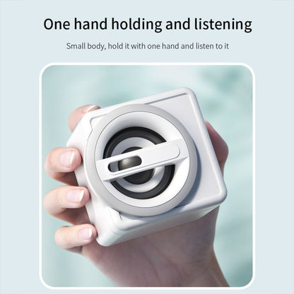 K1 Mini Desktop Computer Wired Speakers USB Subwoofer Speaker, Color: Standard Edition White by buy2fix