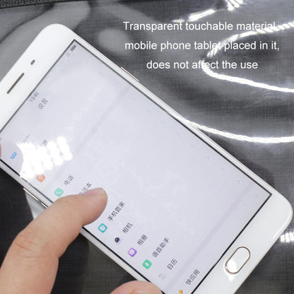 Car Seat Back Waterproof Transparent Tablet Storage Bag(Black) by buy2fix