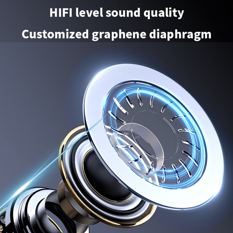 M518P Running Sports Long Standby Semi-In-Ear Neck-Hanging Digital Bluetooth Earphone(Silver) - Neck-mounted Earphone by buy2fix | Online Shopping UK | buy2fix