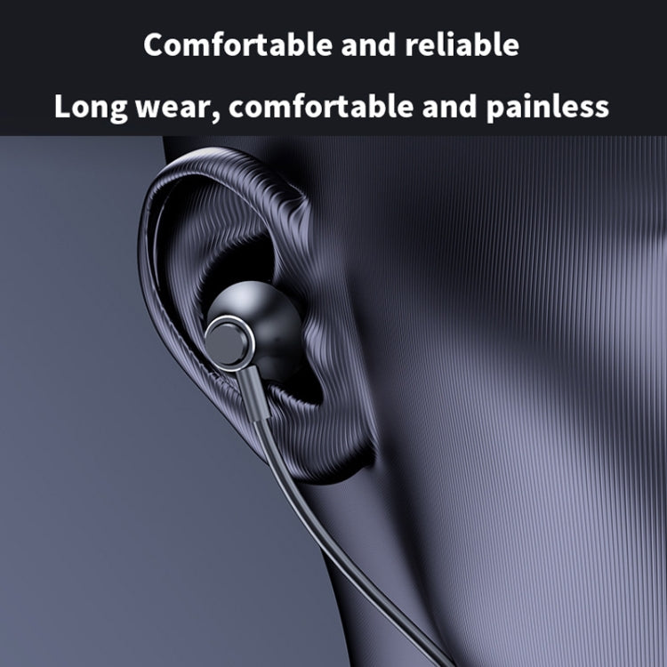 M518P Running Sports Long Standby Semi-In-Ear Neck-Hanging Digital Bluetooth Earphone(Silver) - Neck-mounted Earphone by buy2fix | Online Shopping UK | buy2fix