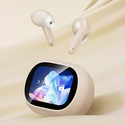 Smart Touch Color Screen Wireless Bluetooth Earphones(Skin Color) - Bluetooth Earphone by buy2fix | Online Shopping UK | buy2fix