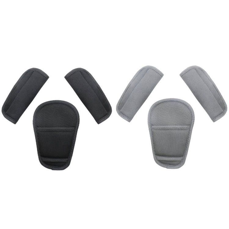 Car Child Safty Seat Belt Protective Cover, Size: 18x12cm(Black) by buy2fix