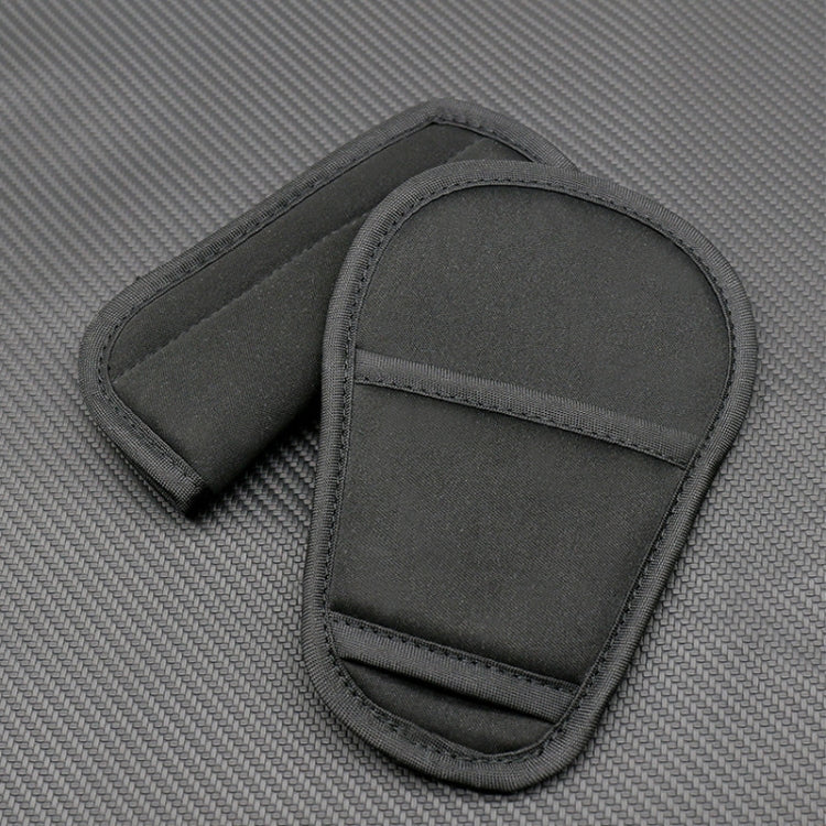 Car Child Safty Seat Belt Protective Cover, Size: 18x12cm(Black) by buy2fix