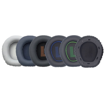 1pair For JBL Quantum Q100 Headphone Leather Sponge Cover Gaming Headset Earmuffs(Black Blue) by buy2fix