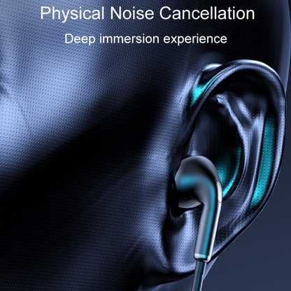 M226 Neck-Hanging In-Ear Pentatone Wired Sports Digital Display Bluetooth Earphone(Green) - Neck-mounted Earphone by buy2fix | Online Shopping UK | buy2fix